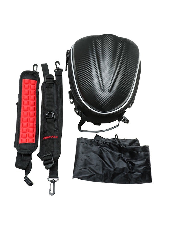 Motorcycle Wear Resistant Rear Seat Backpack | Rider Tail Bag Black,1 PC