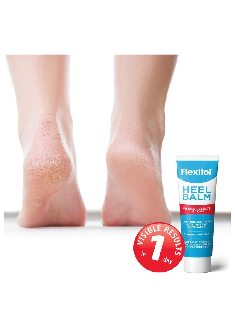 Flexitol Heel Balm, Rich Moisturizing & Exfoliating Foot Cream, 4 Oz Tube