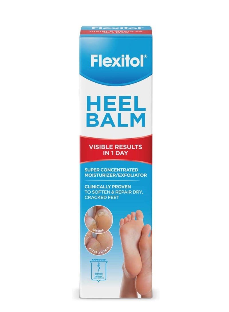 Flexitol Heel Balm, Rich Moisturizing & Exfoliating Foot Cream, 4 Oz Tube