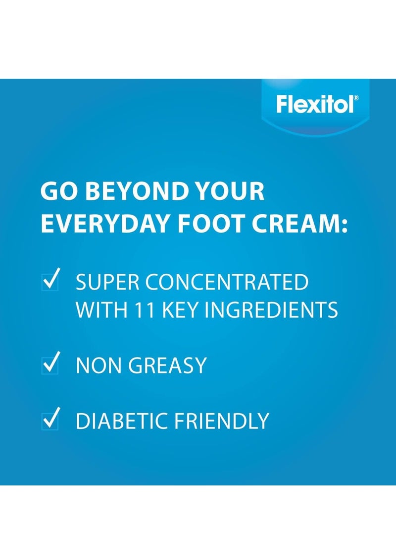 Flexitol Heel Balm, Rich Moisturizing & Exfoliating Foot Cream, 4 Oz Tube