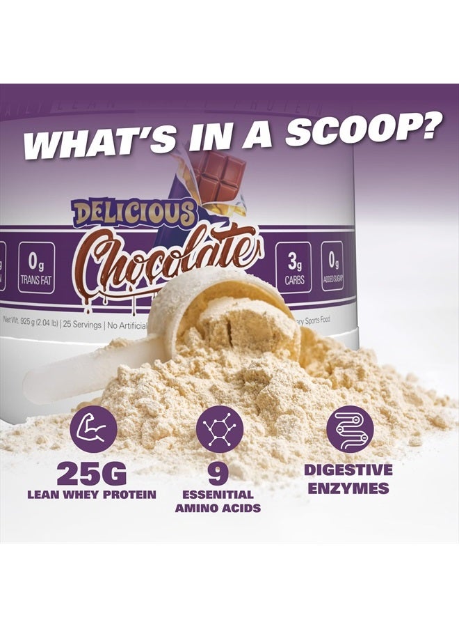 EHPlabs OxyWhey Whey Protein Isolate Powder - 25g of Whey Isolate Protein Powder, Meal Replacement Shake, Sugar Free Protein Powder - 25 Serves (Delicious Chocolate)