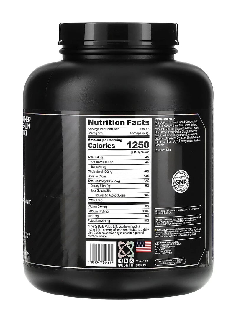 USN Anabolic Mass 2.72 kg Vanilla Flavor 8 Serving