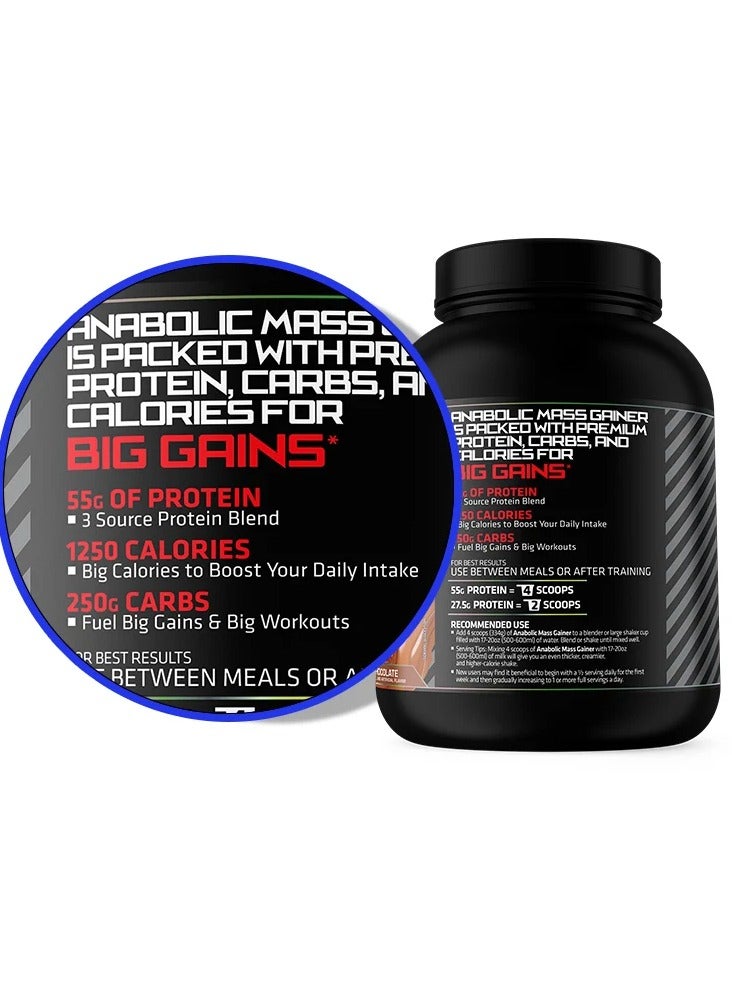 USN Anabolic Mass 2.72 kg Vanilla Flavor 8 Serving