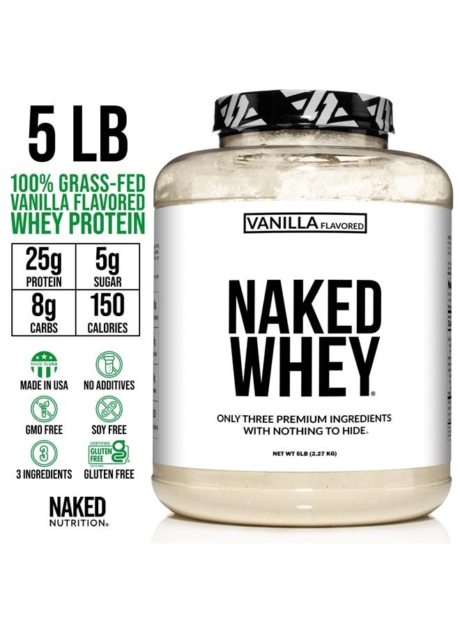 Naked Whey Vanilla Flavored 5 LBs