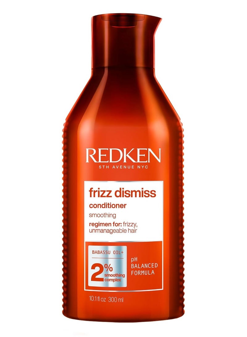 Redken Frizz Dismiss Conditioner | Weightless Frizz Control | Anti Frizz | Moisturize and Smooth | Provides Soft, Silky Hair | For Frizzy Hair | Sulfate-Free