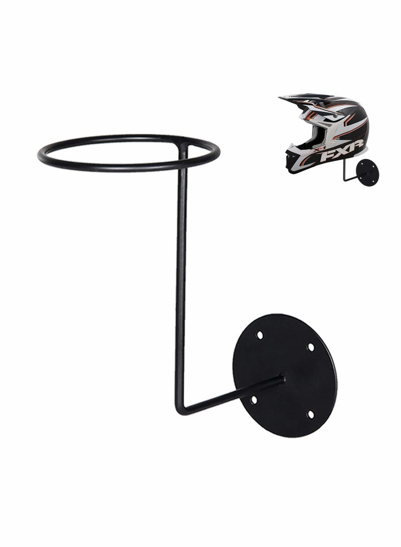 Motorcycle Accessories Helmet Holder, Metal Stand Wall Mounted Hanger Rack for Jacket, Coats, Hats, Dancing Masks, Ball Back for Basketball, Football, Volleyball