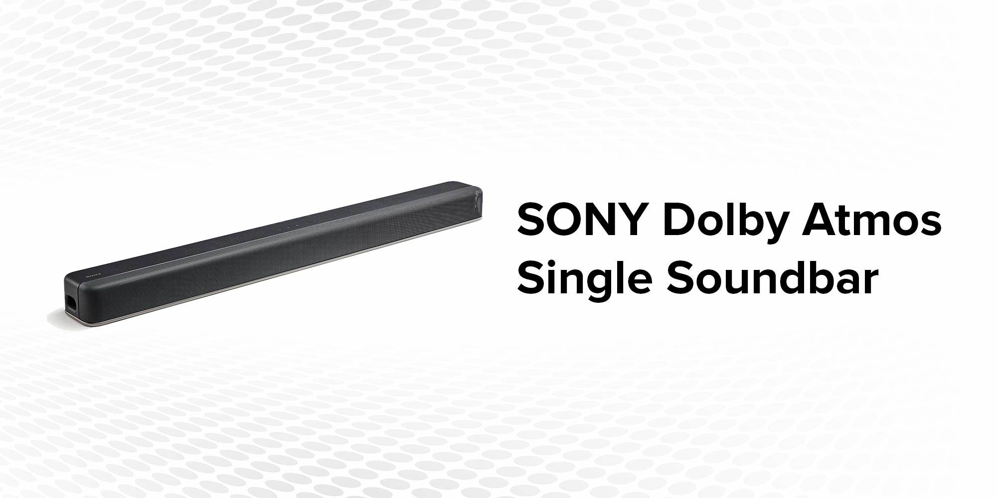 Dolby Atmos Single Soundbar HTX8500 Black