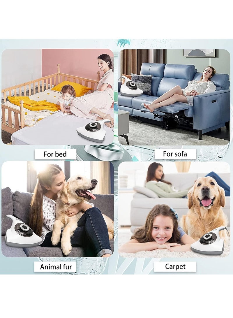 Bed Vacuum Cleaner, UV Mattress Vacuum Cleaner Handheld Vacuum Cleaner, Efficient Cleaning Super Suction Vacuum