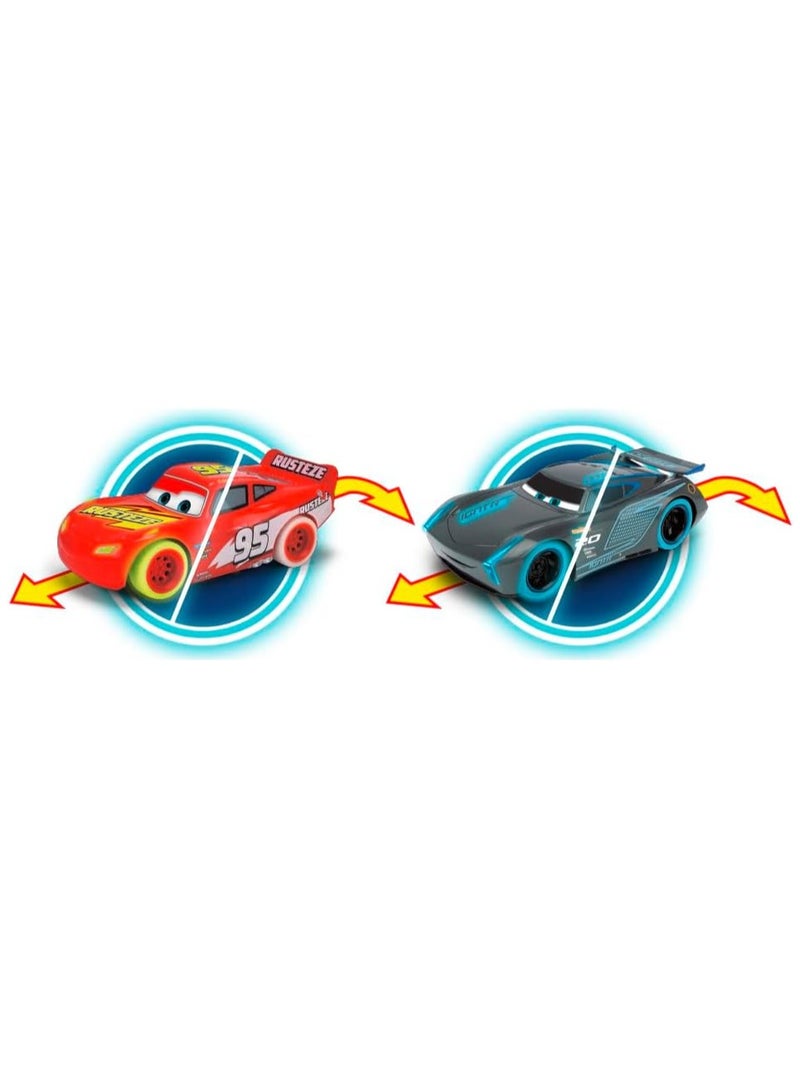 Jada Disney Cars RC Glow Racers Twin Pack 1:32