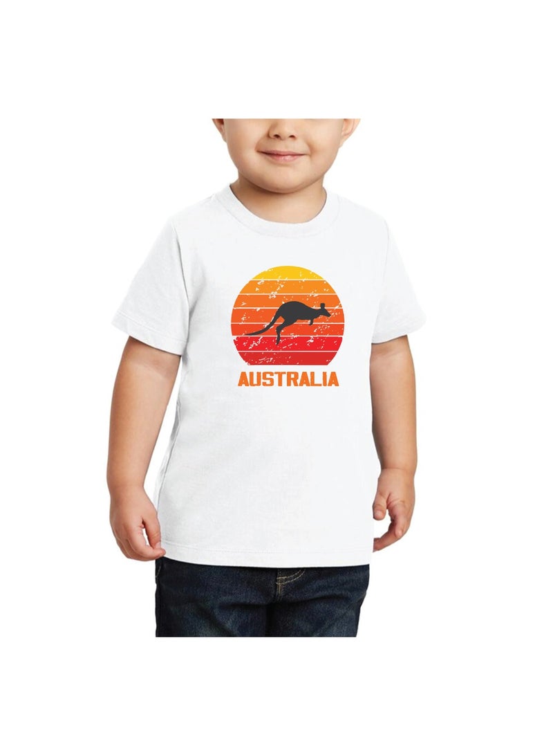 Australia Day Gift Set for Boys - T-Shirt - Cap - Badge and Flag Set - Celebrate Australia Day with this Kids Combo Pack in Style