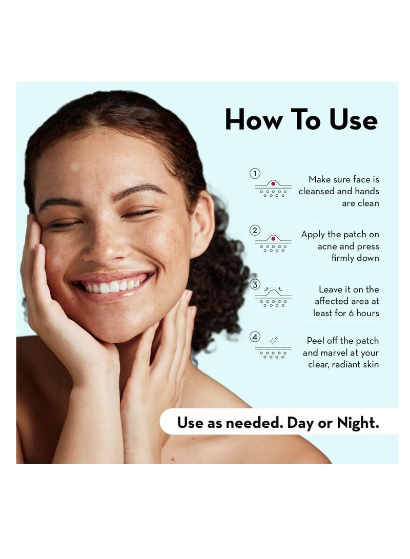 LE GUSHE K-BEAUTY Pimple Patches for Face (132 dots) - Hydrocolloid Acne Patch for Zits and Blemishes - Invisible Blemish Patches | Spot Cover Stickers for Glowing Skin | Korean Skin Care
