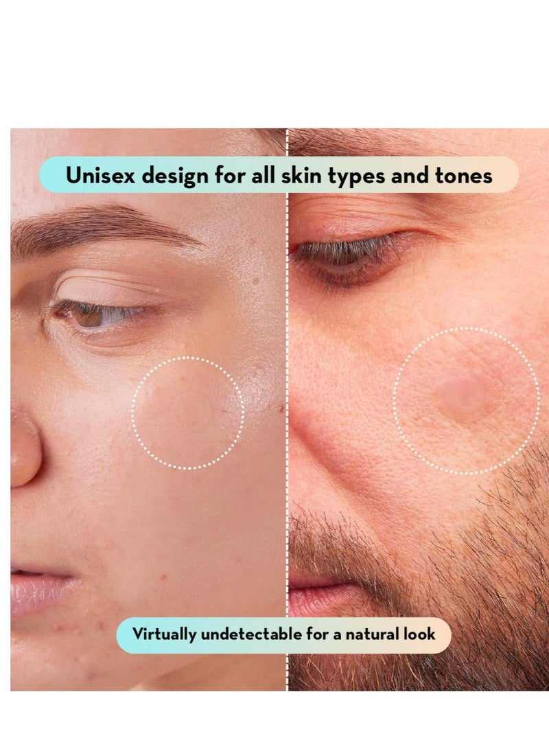 LE GUSHE K-BEAUTY Pimple Patches for Face (132 dots) - Hydrocolloid Acne Patch for Zits and Blemishes - Invisible Blemish Patches | Spot Cover Stickers for Glowing Skin | Korean Skin Care