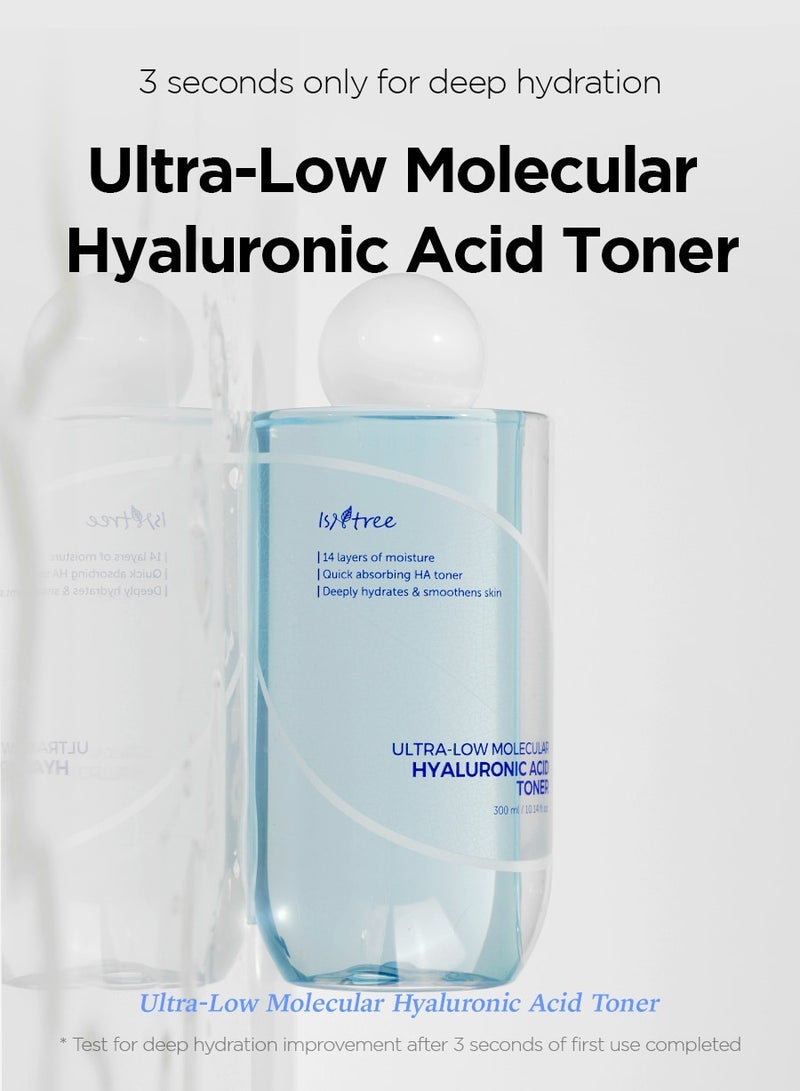 ISNTREE Ultra-Low Molecular Hyaluronic Acid Toner 300ml