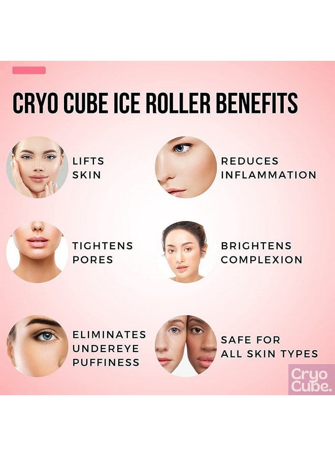 Ice Roller For Face Eyes And Neck Naturally Tone And Tighten Skin Depuff Eye Bags Add A Healthy Glow Cryotherapy For Face And Neck Which Helps Enhance Skin Elasticity (Pack Of 1)