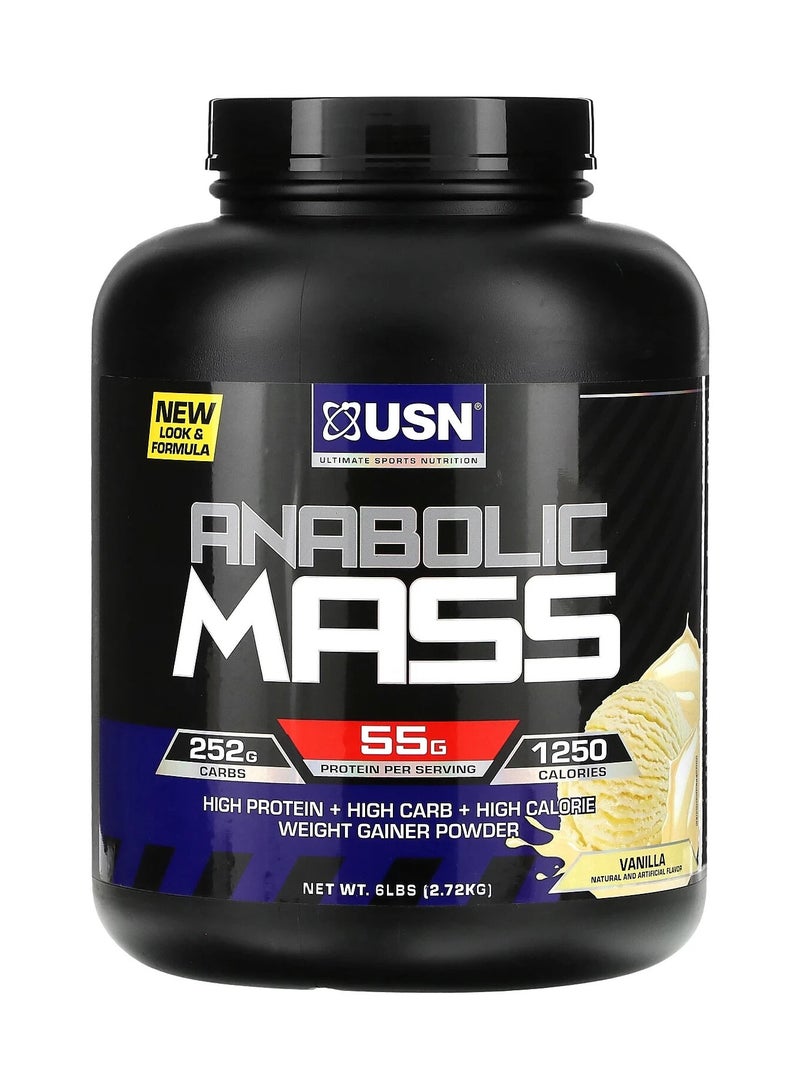 USN Anabolic Mass 2.72 kg Vanilla Flavor 8 Serving