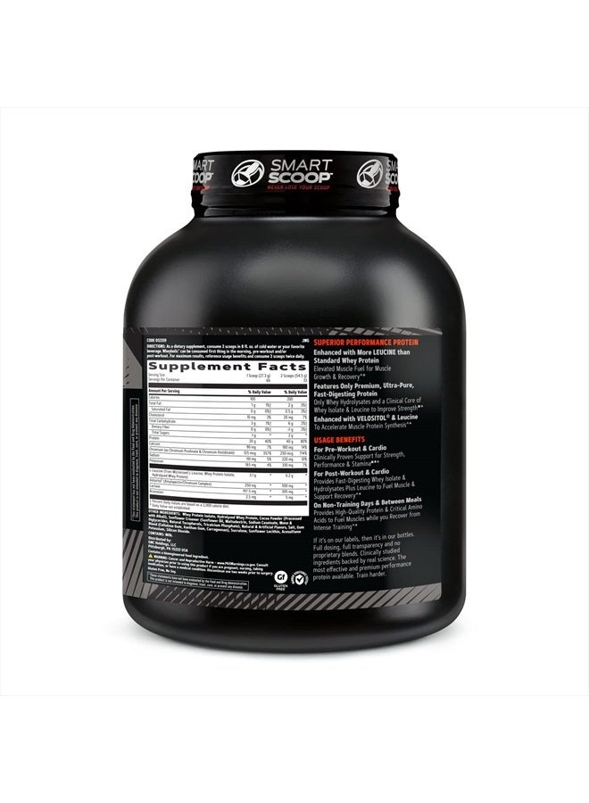 AMP Wheybolic Protein Powder | Targeted Muscle Building and Workout Support Formula | Pure Whey Protein Powder Isolate with BCAA | Gluten Free | Chocolate Fudge | 33 Servings