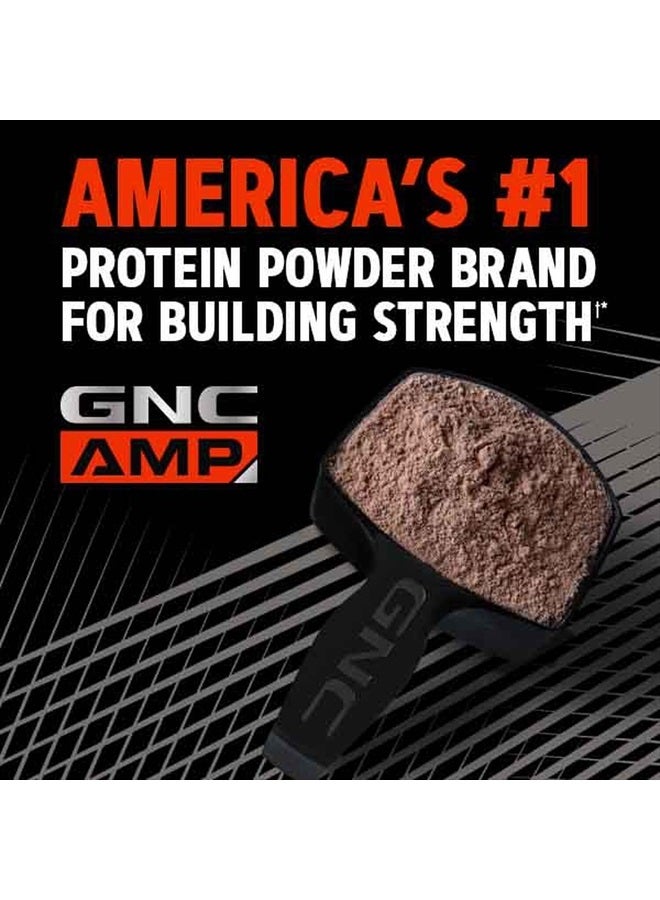 AMP Wheybolic Protein Powder | Targeted Muscle Building and Workout Support Formula | Pure Whey Protein Powder Isolate with BCAA | Gluten Free | Chocolate Fudge | 33 Servings