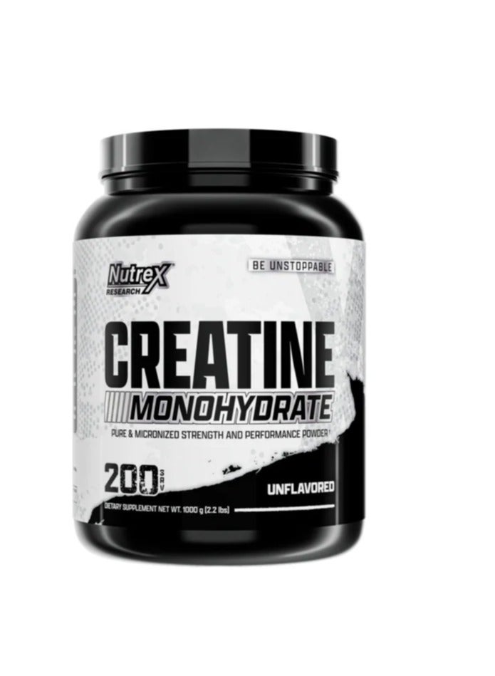 Creatine Monohydrate Pure Micronized Strength And Performance Powder Unflavored 2.2 lbs 1000 g