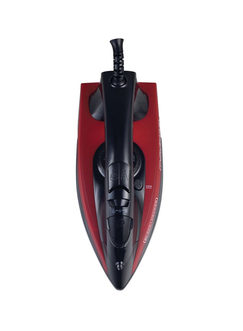 Steam Iron 220 ml 2200 W X2200-B5 Black/Red