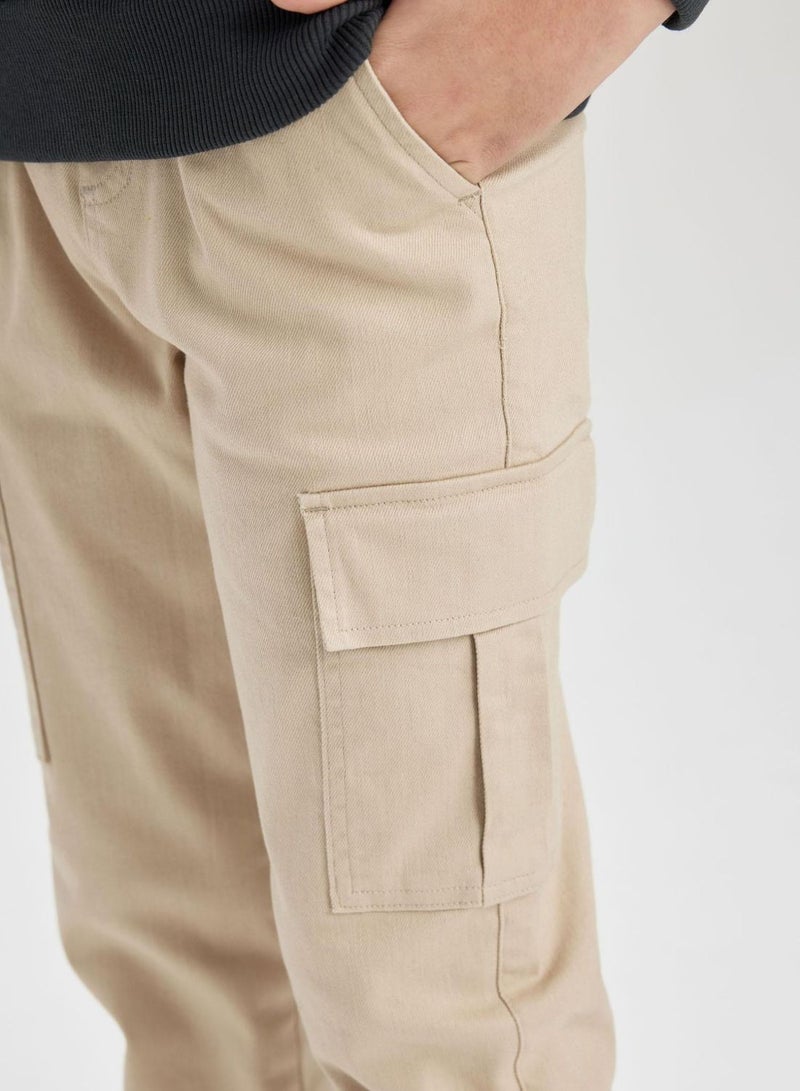 Cargo Jogger Gabardine Trousers