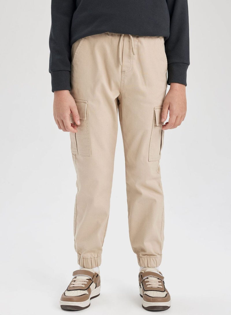 Cargo Jogger Gabardine Trousers