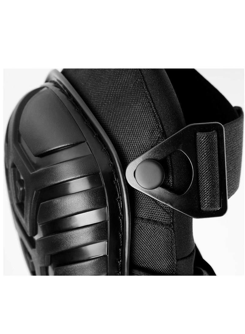 Professional Knee Pads for Work, Heavy Duty Foam Padding Gel Construction Knee Pads with Strong Double Straps, Comfortable Knee Protection for Indoor and Outdoor Use, Knee High