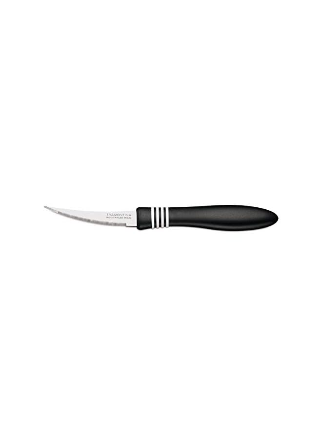 Cor And Cor Tomato Knives Set - 2 Pieces, Black