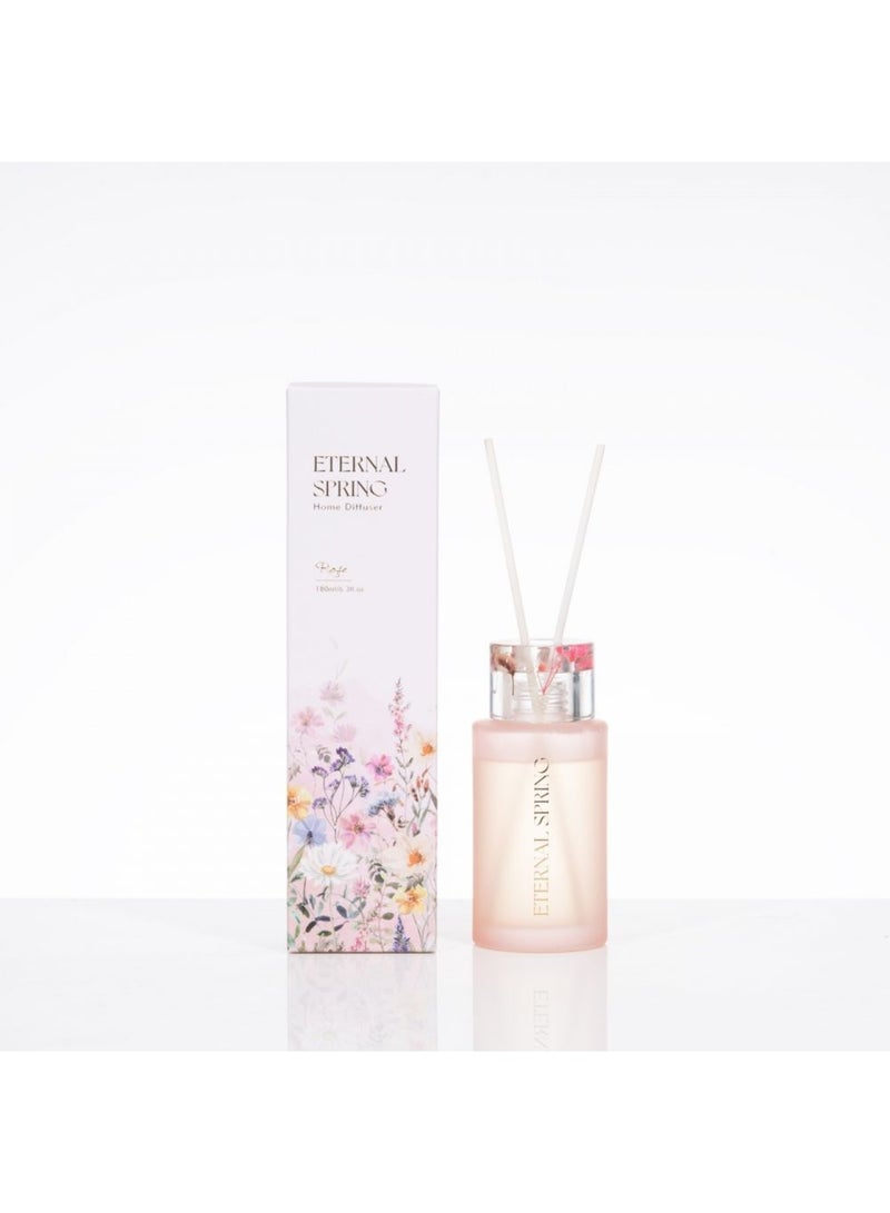 SS24-AMARA Reed Diffuser With Dried Flowers Rose 180ML (MS.J231004-D)