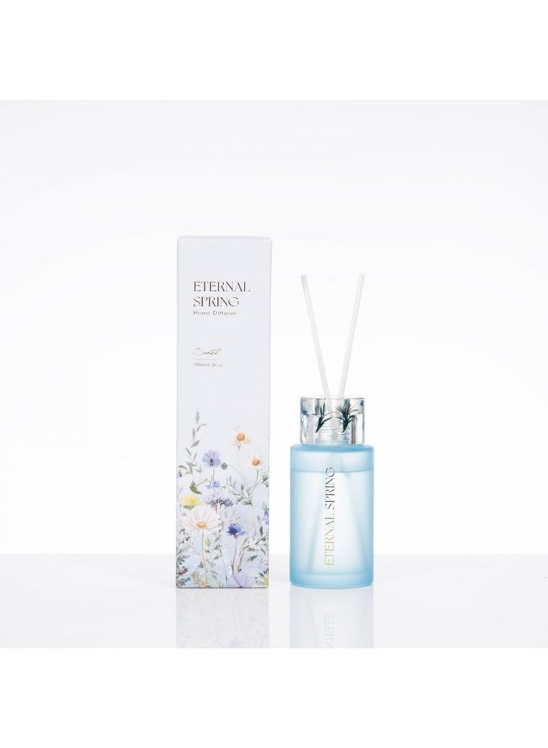 SS24-AMARA Reed Diffuser With Dried Flowers Santal 180ML (MS.J231004-E )