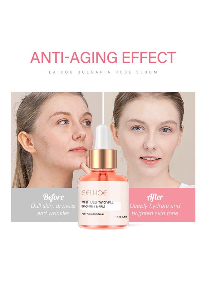 Squalane + Vitamin C Rose Oil,Has The Effect Of Moisturizing, Anti Deep Wrinkle, Brighten&Firms,Suitable For All Skin Types 30ml