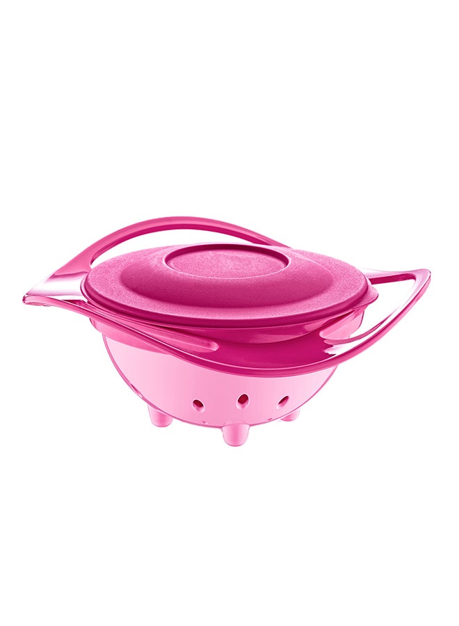 Baby Bowl for 6 Months+ - Amazing 360 Degree Rotating Spill-Proof Snack Bowl for Babies and Children - Dishwasher Safe with Snap-On Lid