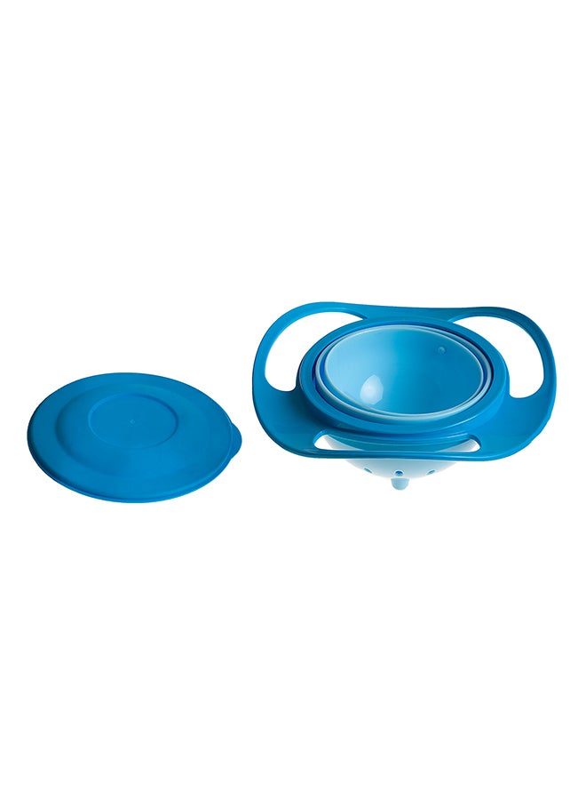 Baby Bowl for 6 Months+ - Amazing 360 Degree Rotating Spill-Proof Snack Bowl for Babies and Children - Dishwasher Safe with Snap-On Lid