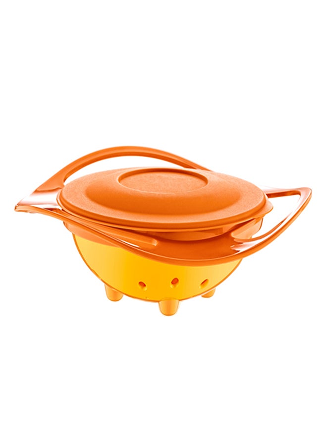 Baby Bowl for 6 Months+ - Amazing 360 Degree Rotating Spill-Proof Snack Bowl for Babies and Children - Dishwasher Safe with Snap-On Lid