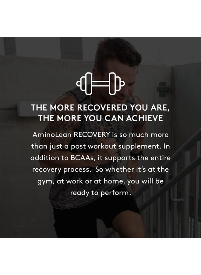 RSP AminoLean Recovery - Post Workout BCAAs Amino Acids Supplement + Electrolytes, BCAAs and EAAs for Hydration Boost, Immunity Support - Muscle Recovery Drink, Vegan Aminos, Tropical Punch