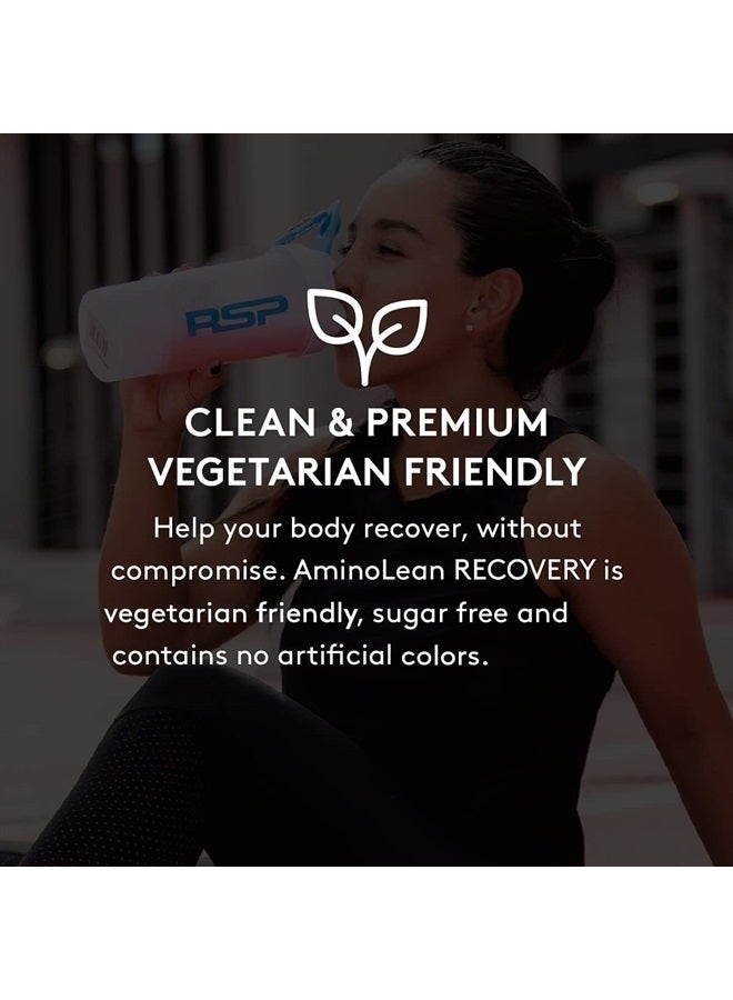 RSP AminoLean Recovery - Post Workout BCAAs Amino Acids Supplement + Electrolytes, BCAAs and EAAs for Hydration Boost, Immunity Support - Muscle Recovery Drink, Vegan Aminos, Tropical Punch