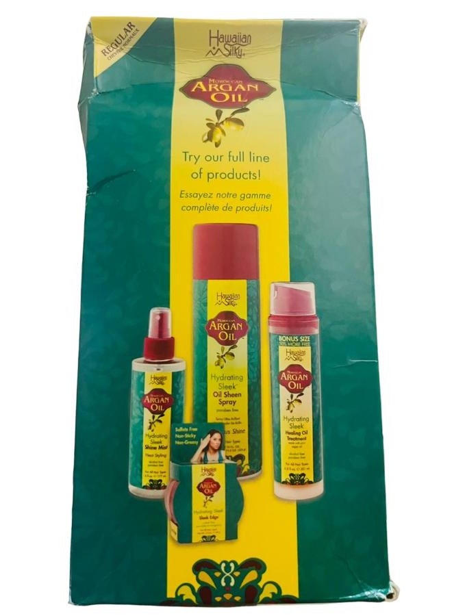 Argan Oil Hydrating Sleek No Lye Relaxer Regular 2 Application + 4 Retouches