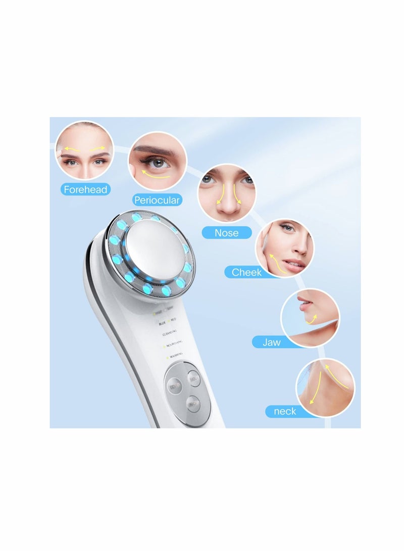 Facial Massager, Skin Care Tools 7 in 1 High Frequency Facial Machine, Skin Care Galvanic Facial Machine