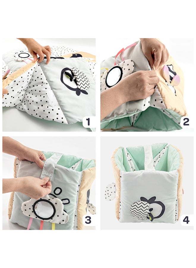 2-In-1 Quirky Convertible Playmat And Storage Bag, 6M+