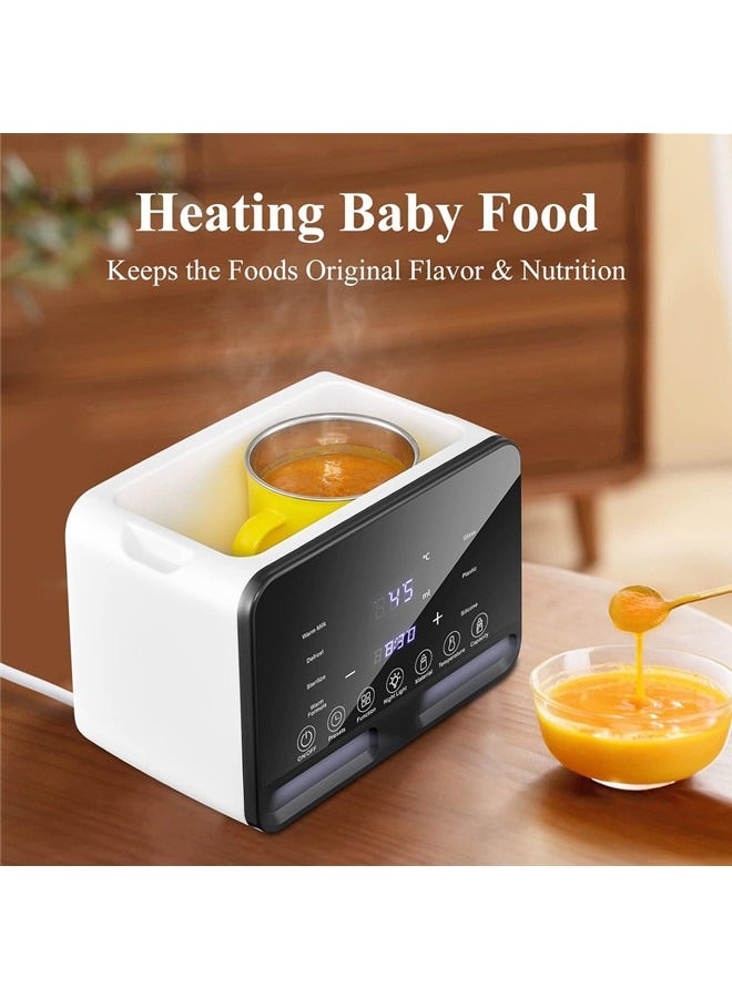 Baby Bottle Warmer, 9-in-1 Milk Warmer for Breastmilk Formula, 48H Constant Warming.