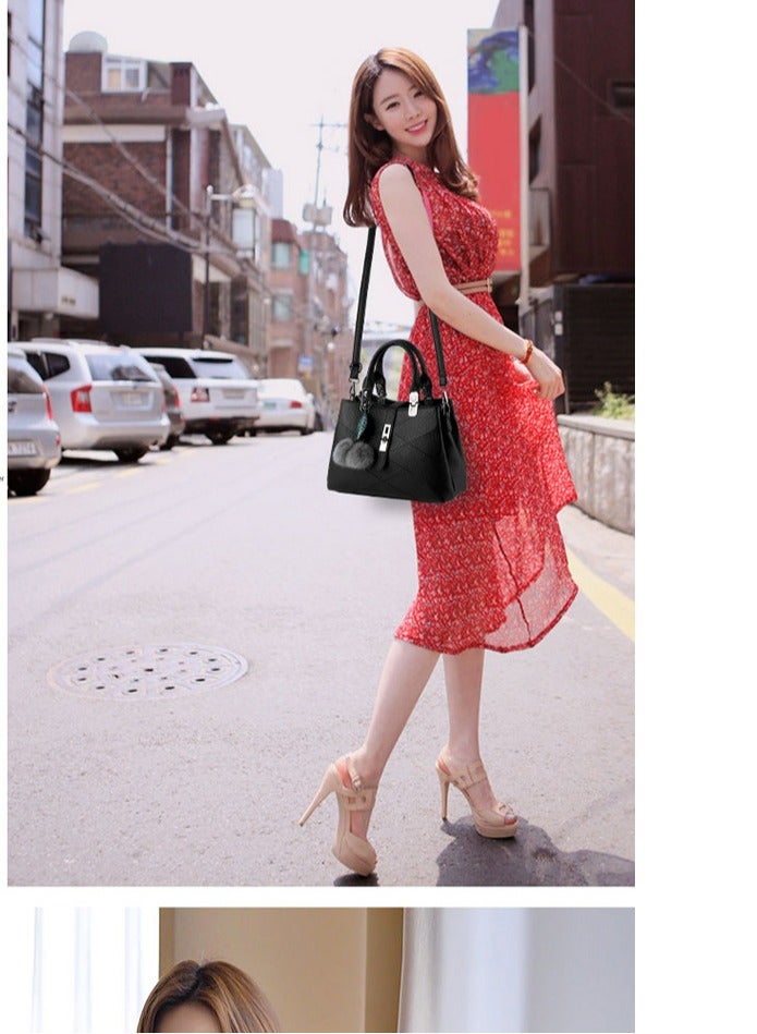Women Leather Handbag Designer Top Handle Satchel Shoulder Tote Bags Crossbody Purses