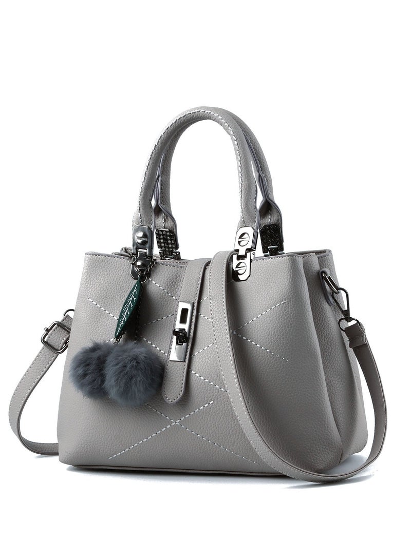 Women Leather Handbag Designer Top Handle Satchel Shoulder Tote Bags Crossbody Purses