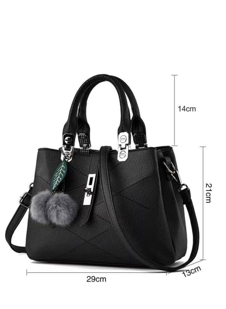 Women Leather Handbag Designer Top Handle Satchel Shoulder Tote Bags Crossbody Purses