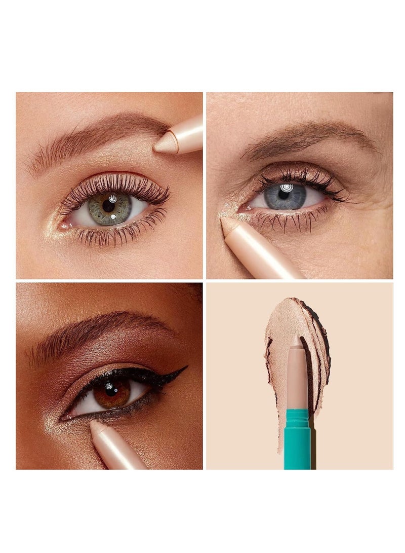 Eyeshadow Stick, Eye Brightener Stick, Shadow Pencil Makeup, Brightener Highlighter Eyeliner Crayon Make up (Mauve Taupe Shimmer)