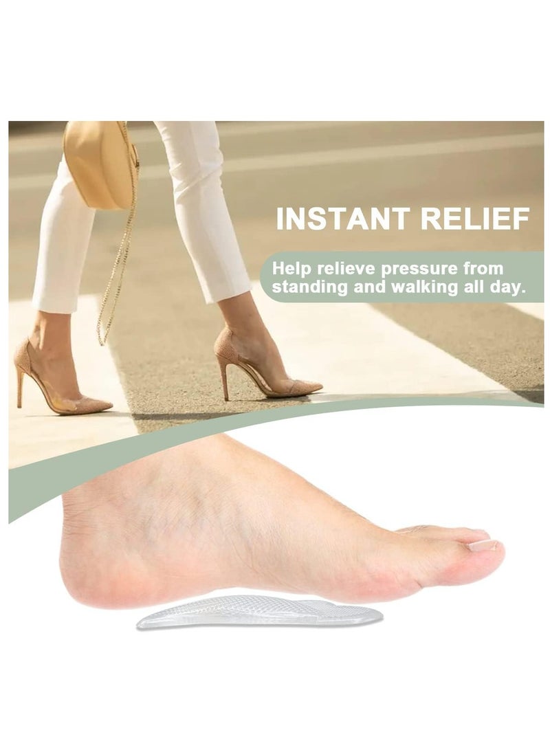 2 Pairs Arch Support Cushions for Plantar Fasciitis