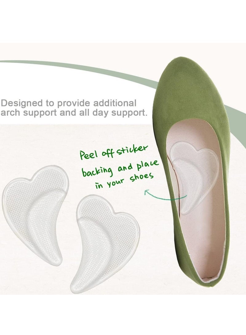 2 Pairs Arch Support Cushions for Plantar Fasciitis