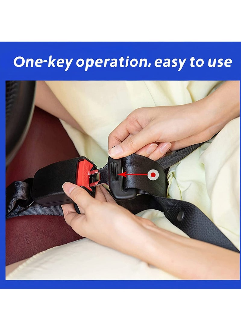Pregnancy Seat Belt Adjuster   Seat Bump Strap for Pregnant Women   Prevent Abdomen Compression and Protect Belly  Pregnancy Must Haves Maternity Seat Cover Belt for Expectant Mothers BLACK