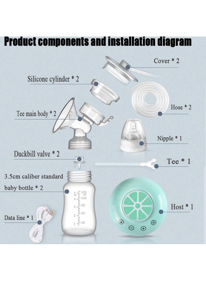 Bilateral Electric Breast Pump - Pink