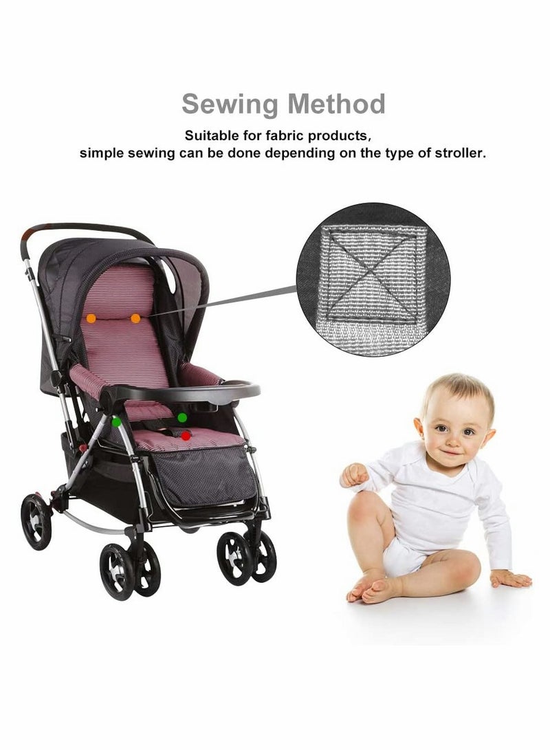 Adjustable 5 Point Harness Baby Safety Strap Belt for Stroller Pushchair Pram Buggy, Universal High Chair Baby Seat Security Belt Replacement