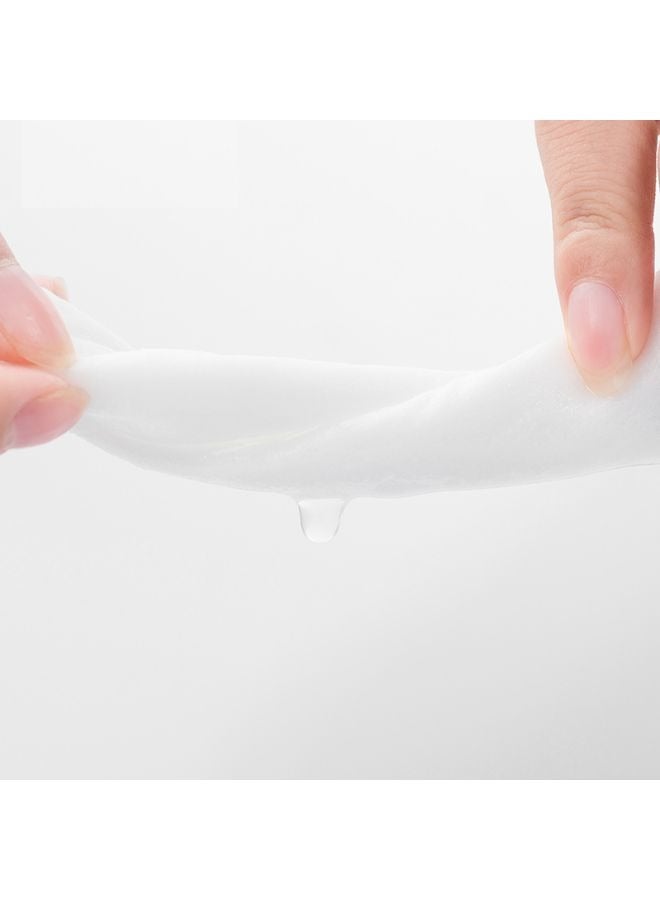 Ultra Soft Wet Wipes Toilet Sheets, Flushable Cotton Toilet Wet Wipes, Eco-Friendly Portable Pure Water Wet Wipes Sheets 60 Sheets Per Pack