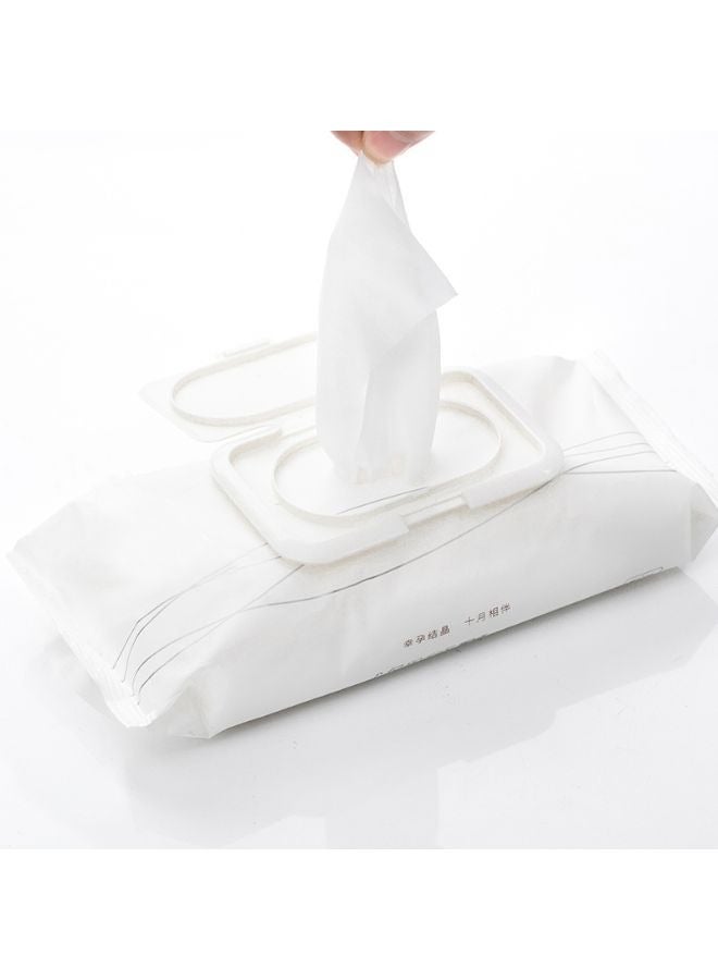 Ultra Soft Wet Wipes Toilet Sheets, Flushable Cotton Toilet Wet Wipes, Eco-Friendly Portable Pure Water Wet Wipes Sheets 60 Sheets Per Pack